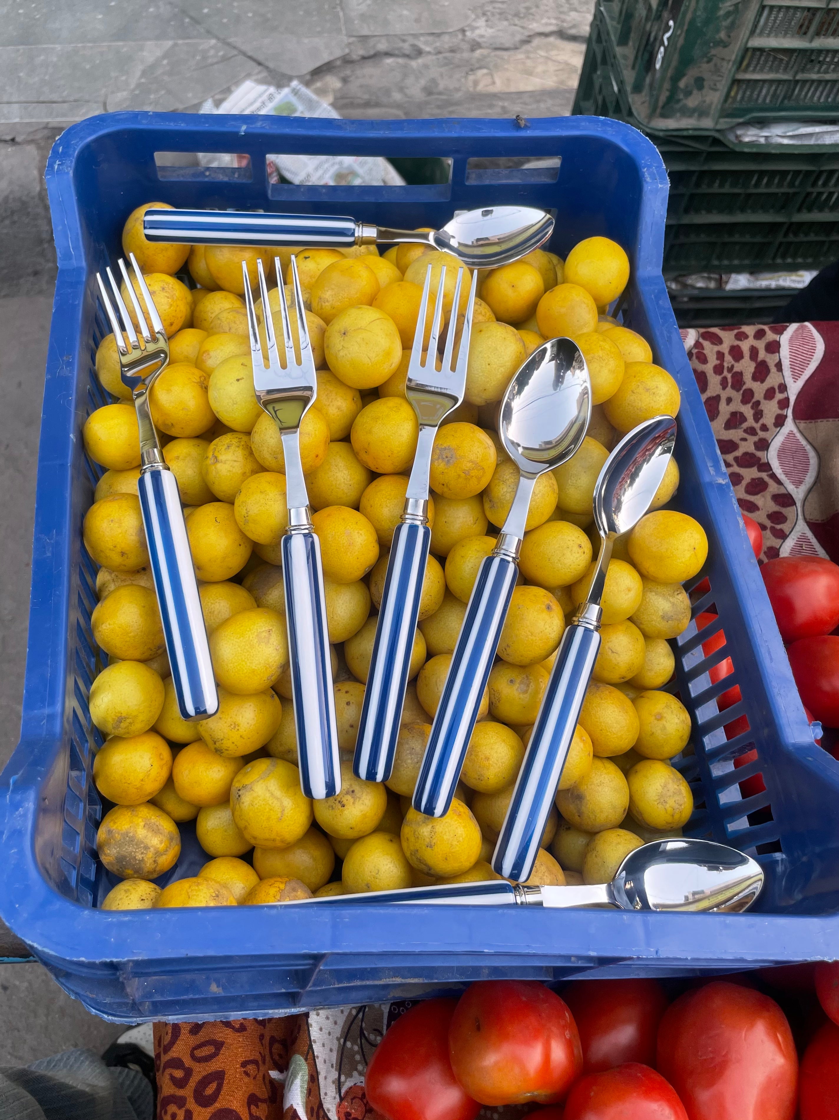 House Bistro Cutlery - Blue