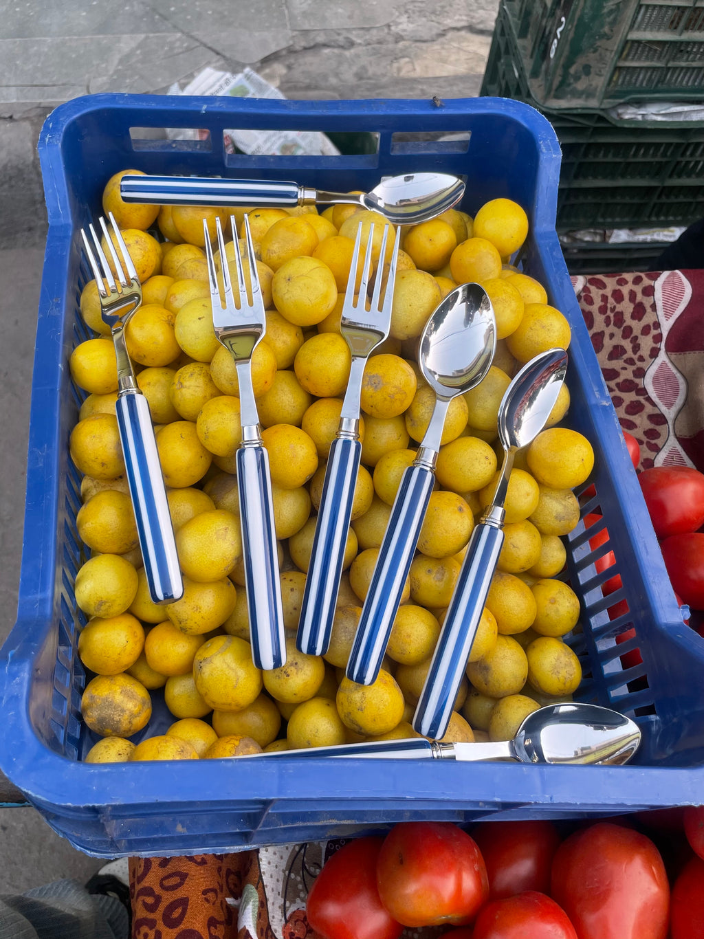 House Bistro Cutlery - Blue