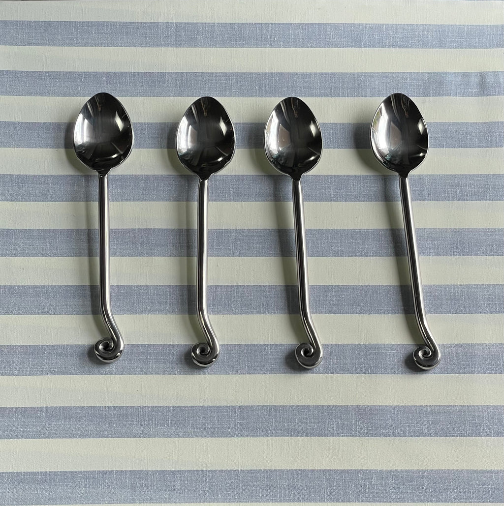 SWIRL SPOONS, SET OF 4 OR 6
