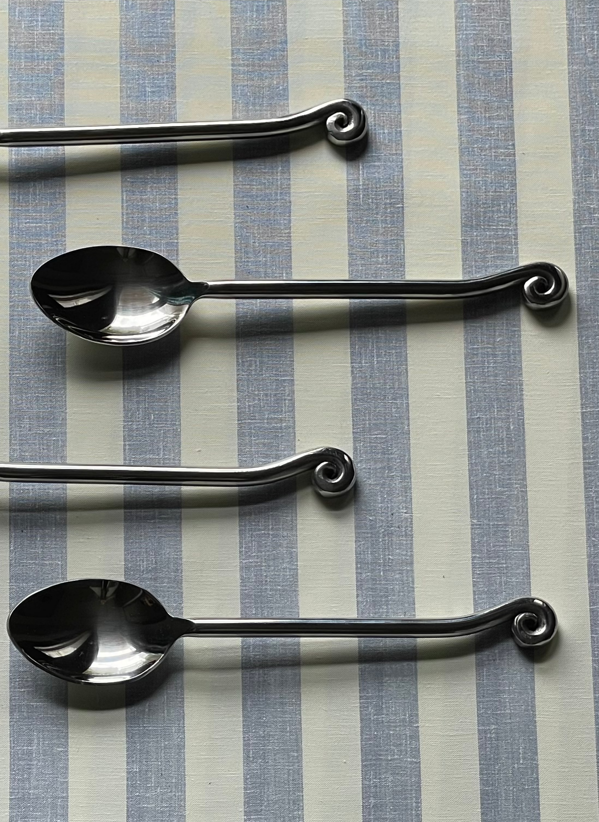 SWIRL SPOONS, SET OF 4 OR 6