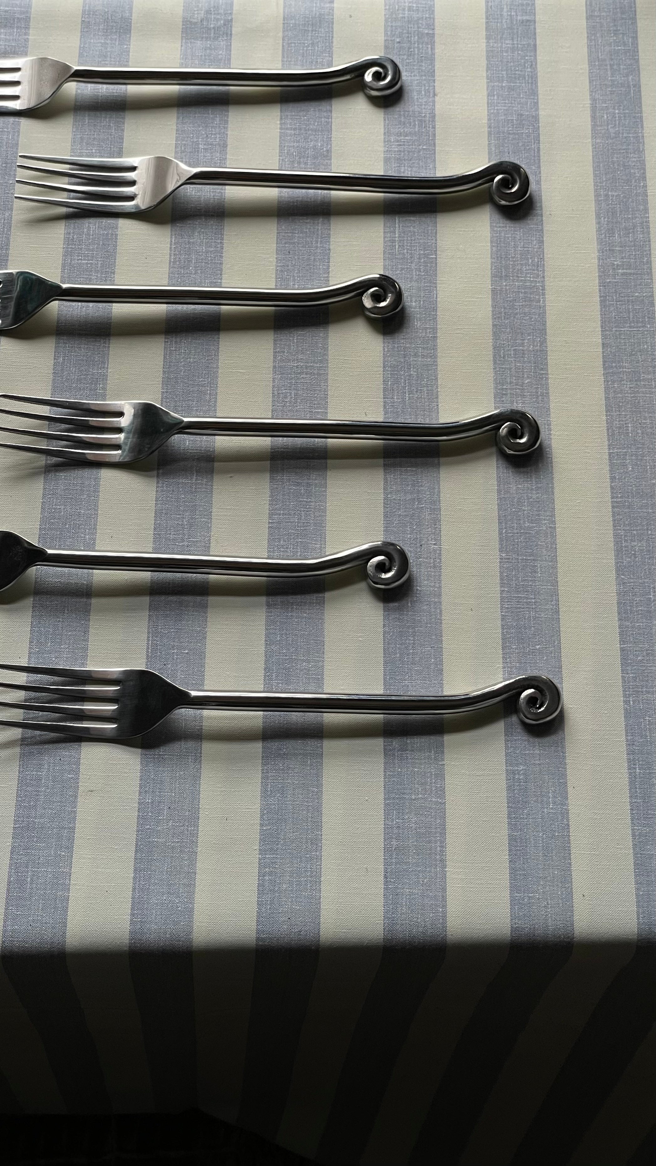 Swirl Forks, Set of 4 or 6