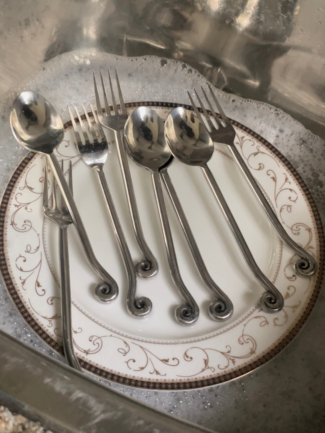 Swirl Forks, Set of 4 or 6