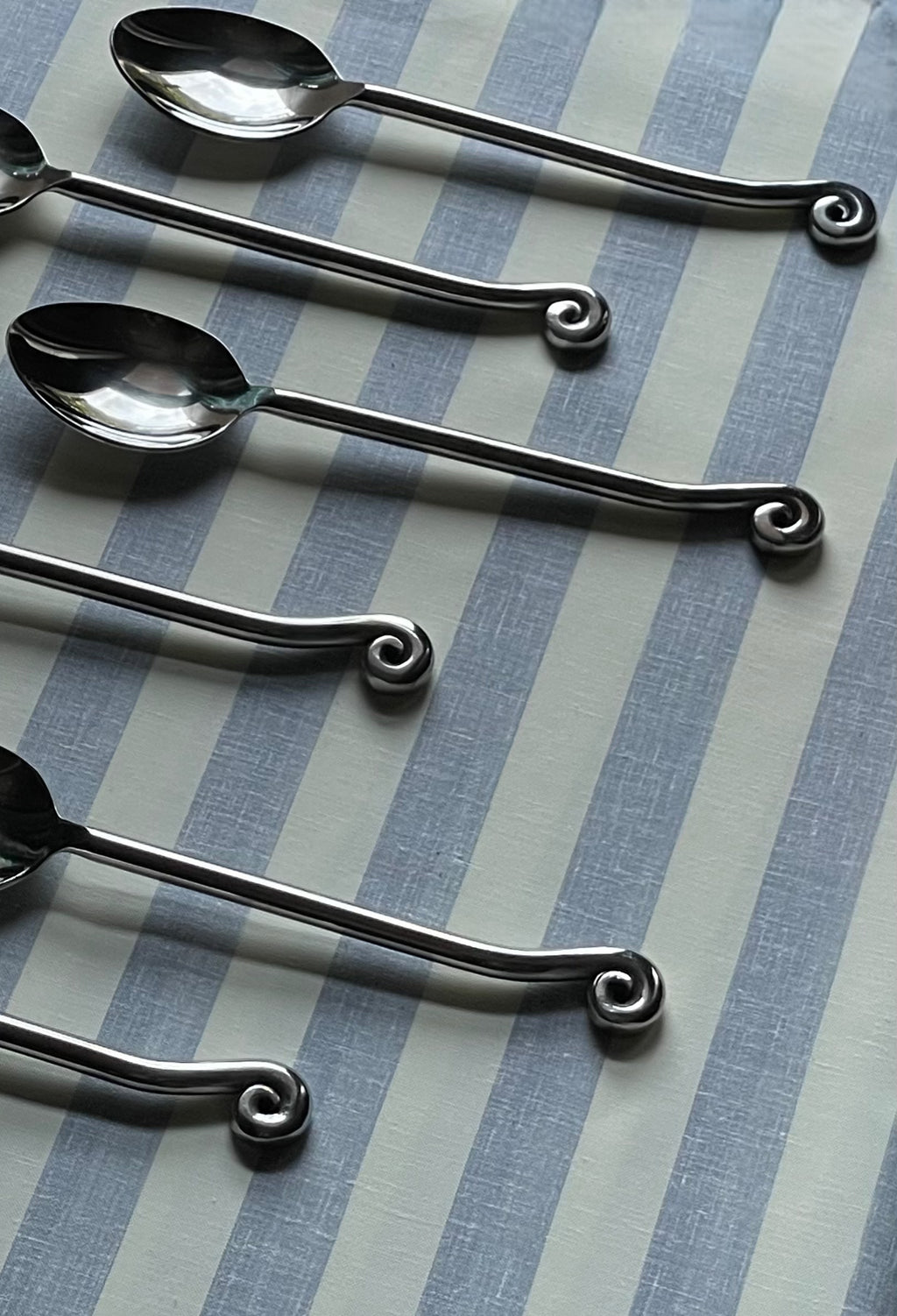 SWIRL SPOONS, SET OF 4 OR 6