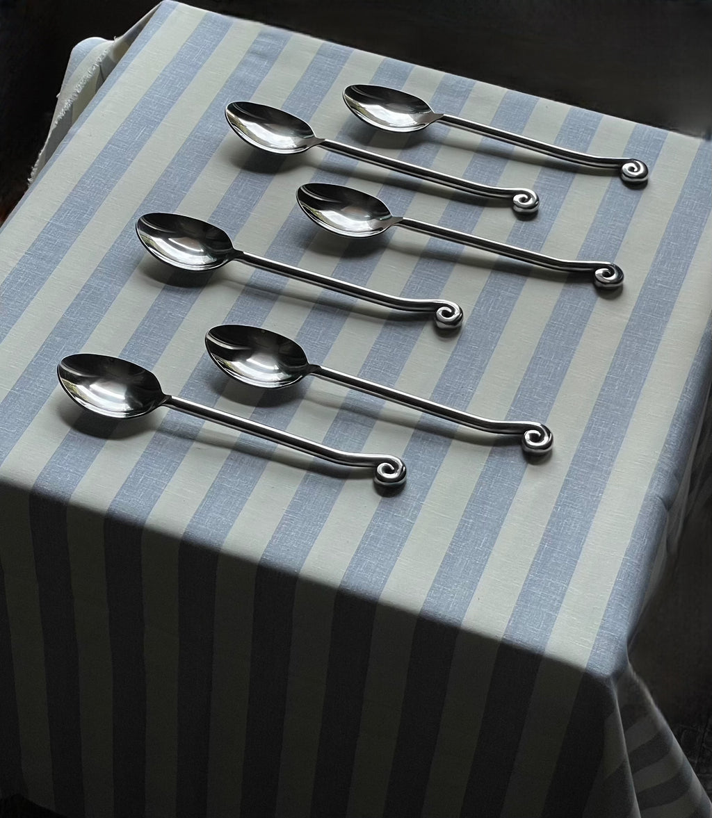 SWIRL SPOONS, SET OF 4 OR 6